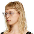 Original White Transparent Glasses For Girls - Square Shape Glasses For Boys - Lightweight Fashion Glasses For Men. 