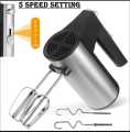 Electric Egg Beater Machine Hand Mixer Handheld Cake Egg Beater Cream Blender Cake Baking Tool Hand Mixer and Egg Beater 5 Speeds + Turbo –  Hand Mixer Electric,  Power handheld Mixer for Baking Cake Egg Cream Food Beater, Turbo Boost. 