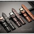 24mm Universal Genuine Leather Watch Band Strap For All 24mm band Compatible Watches Timex Watches. 