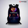 Traverse  Messi Theme Digitally Printed Backpack for Boys & Girls. Large Bag with dual compartments Bags hand bag for girls bags for girls. 
