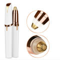 Flawless Brows eyebrow trimmer Shaper Facial hair Remover - BATTERY OPERATED Professional Mini Electric Female Pen Shaving machine - Female Eyebrows Shaving machine - Travel Essentials Face Care tool Painless shaver - Ladies Instant Hair trimming machine. 