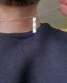Personalized Eye or Half Face Photo Pendant Necklace - Custom Engraved Jewelry Gift. 