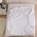 Waterproof Mattress Cover Single Bed Or Double Bed King Size Fitted Mattress Protector Anti Slip Bed Sheet. 