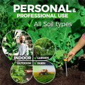 5-In-1 Soil Moisture Meter, Environment Illumination/Sunlight Intensity, Soil Temperature Value, Soil Moisture Content Easy to Use. 