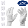 White Cotton Inner Gloves for Summer, Lightweight and Breathable Hand Protection for Men and Women, Soft Skin-Friendly Fabric, UV-Resistant Unisex Work Gloves, Hydrating Gloves for Dry Skin. 