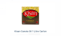 Kisan Canola cooking oil 1 x 5 litre carton. 