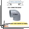 CPVC CONNECTION ELBOW 1/2 | CPVC CONNECTION ELBOW 3/4 | CPVC CONNECTION ELBOW 1 | CPVC Connection Elbow 1/2 | CPVC Connection Elbow 3/4 | CPVC Connection Elbow 1 | Durable CPVC Elbow Fittings for Plumbing and Piping Systems. 