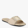 ECS Crystal Square Comfort Flat Slippers For Women. 