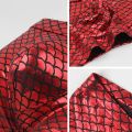 Newest Men Imitate Fish Skin Swimwear Novelty Man Bikini Swimwear Male Swim Trunks Night Club Performance Clothing. 