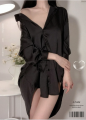 Women's White Long Sleeve Nightshirt Button Down Sleepwear, Breathable Pajama Top for Home and Spa. 