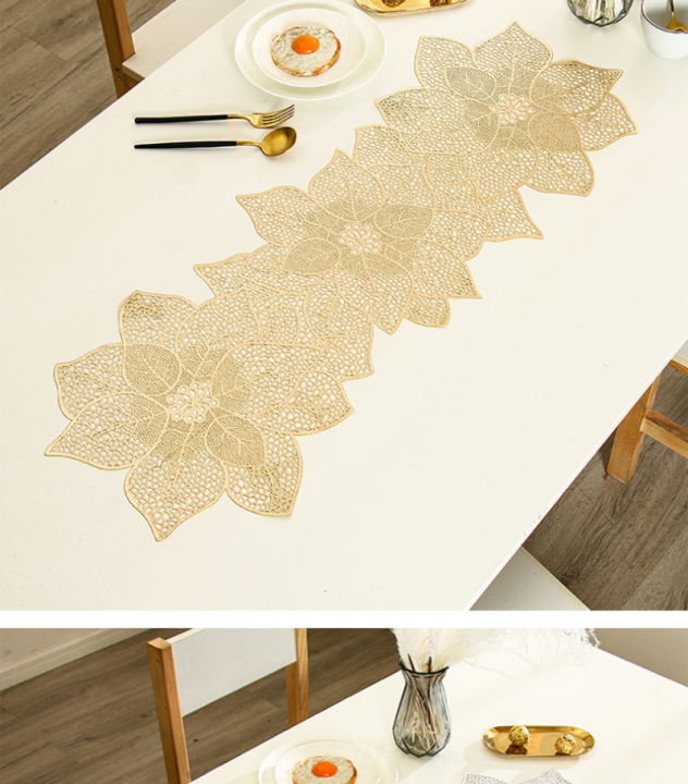 Table%20Mat%20Hibiscus%20Flower%20Bronzing%20Pvc%20Placemat%20Hollow%20Out%20Insulation%20Coaster%20Flag%20Pads%20Bowl%20Home%20Christmas%20Decor%20Heat%20Resistant%20-%20Image%205