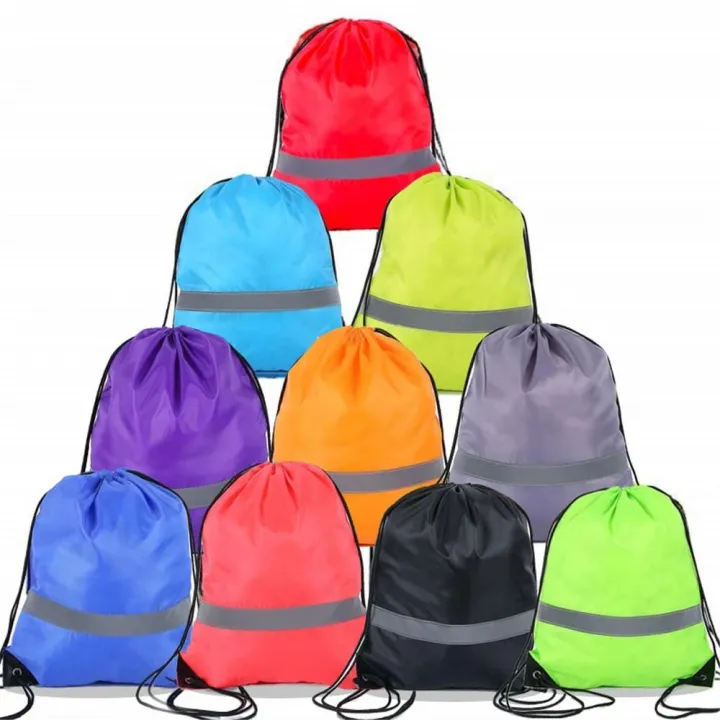 %E3%80%90Factory-direct%E3%80%91%20Simple%20Reflective%20Stripe%20Drawstring%20Gym%20Backpack%20210D%20Polyester%20Solid%20Color%20Nylon%20Sports%20Shoulder%20Bag%20Waterproof%20Portable%20Fitness%20Handbag%20Travel%20-%20Image%203