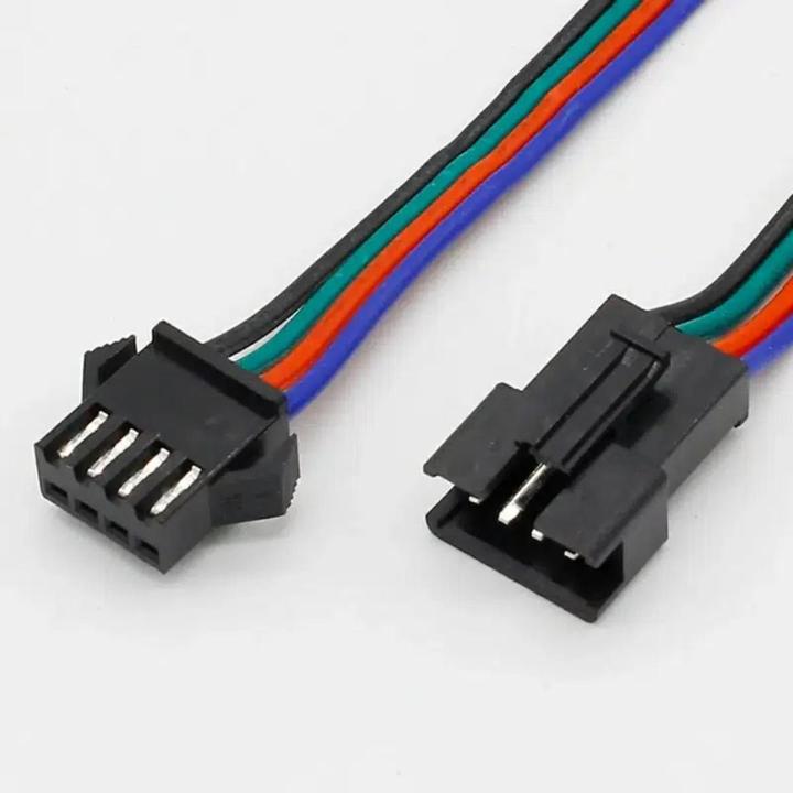 4 Pin JST Connector – 1 Pair (Male + Female)