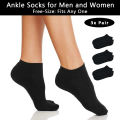 Pack of 3 Pairs Cotton Socks for Men's Business Casual Short Sox Slippers for Winter Loafer Socks Ultra Low Cut Hidden Socks for Unisex Ankle Socks in Black. 