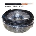New RG58 Extension Cable Flexible Low Loss Coaxial 4G Antenna Black Cable Impedance 50 Ohm RG-58 RF Coax Pigtail Cable. 