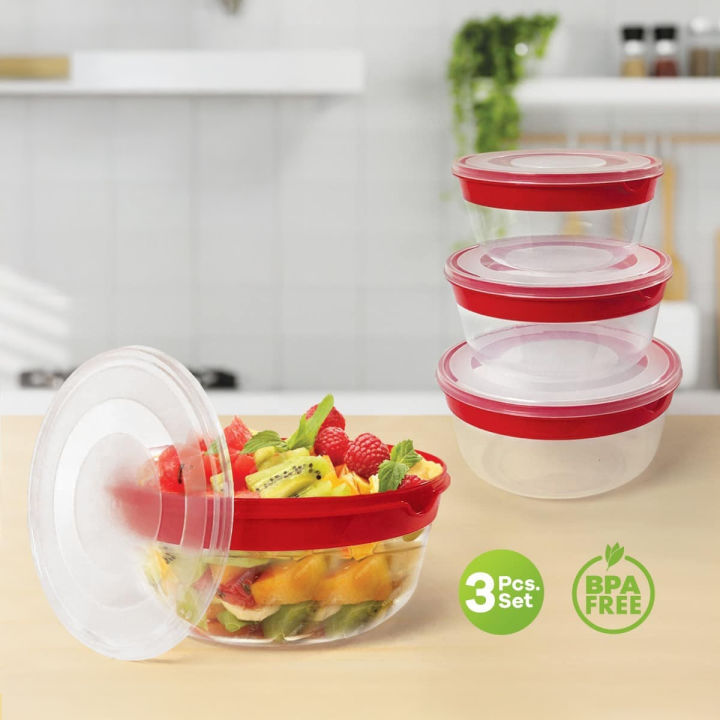 Lavenna Ringo Food Container 3pcs set Small - Medium - Large