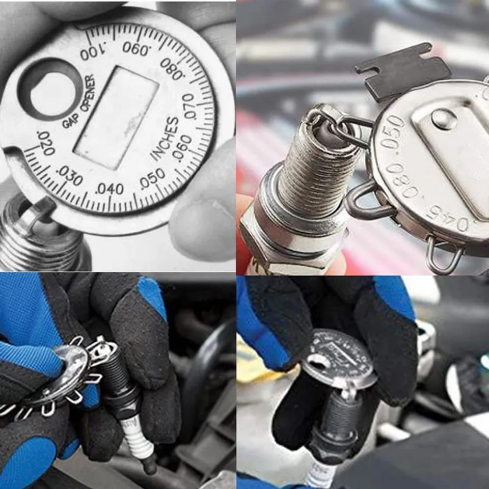 Spark Plug Gap Gauge Tool - Metric & Inch Measurements, High Hardness Steel - View #2