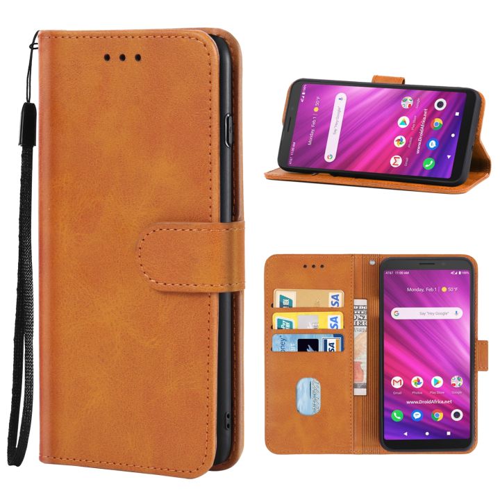 For Alcatel Axel (5004R) / Lumos (DALN5023) Leather Phone Case