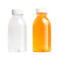 6pcs 250ml Milk Bottles Small Juice Bottles Leakproof Milk Bottles Portable Beverage Bottles Plastic Empty Water Bottle. 