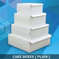 Cake Box Plain 8x8x2.5, Card Board Box For Cookies, Cake Boxes, Donut Boxes, Pastry Boxes (Pack Of 10). 