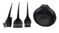 4 Pcs Hairdressing Salon Hair Color Dye Brushes Kit Set Coloring Hair Dye Brush Set. 