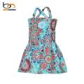 Bindas Collection Summer Mix Cotton Printed Frock For Girls. 