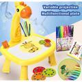 Giraffe Projector Painting Drawing Table Set for Kids, Trace and Draw Toy with Light, Child Smart Projector Sketcher Writing Desk, Art Projector Learning Machine for Boys & Girls. 