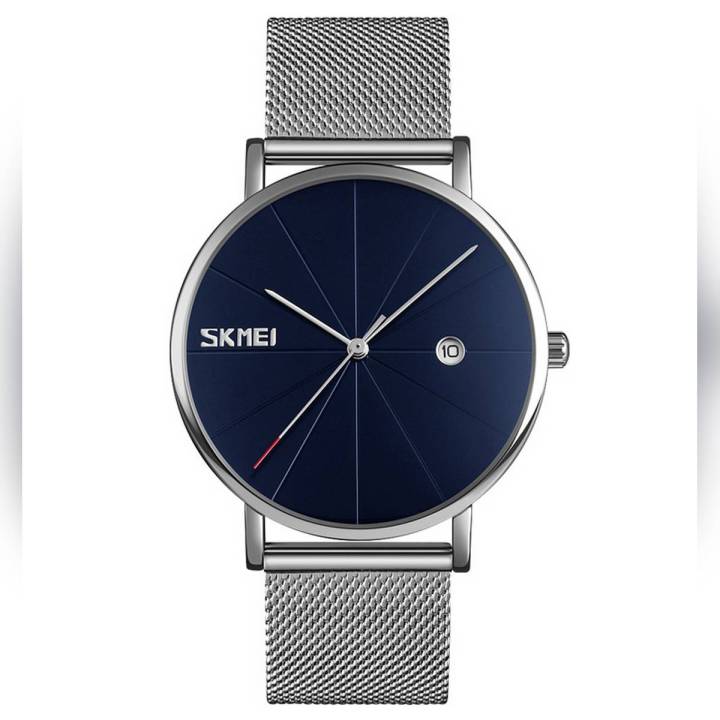 9183 Luxury Mesh Steel 30M Waterproof  Quartz Watch 9183