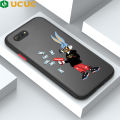 UCUC for OPPO A1K Realme C2 Back Cover Personality Supreme Boys Frosted Transparent Hard Phone Case Thin Shockproof Full Cover Camera Protect Case. 