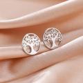 Ancient jewelry for mother amulet earrings replica Skyrim tree of life earrings stainless steel gold birthday gift for relatives and friends. 