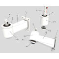 2025 New 1:1 Paper Model Fake Security Dummy Surveillance Camera Security Model Puzzles Demoo. 