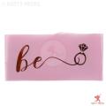 Pink Colour Bride to Be Sash Rose Gold Foil Print for Bridal Shower, Bride to Be Sash. 