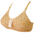 Classic Cotton Bra Brazier for Women Undergarments and Non-wired Brazzer with Chikan Embroidery. 
