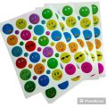 (Pack of 5 ) Smiley Faces, Multicolor Shape Stickers Faces, Multicolor Shape Stickers. 