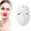 LED Light Face Mask Beauty Face Cover 7 Colors Lighting Repairing Skin Rejuvenation Equipment Removal Smooth Wrinkles Fine Lines Skin Tightening Facial. 