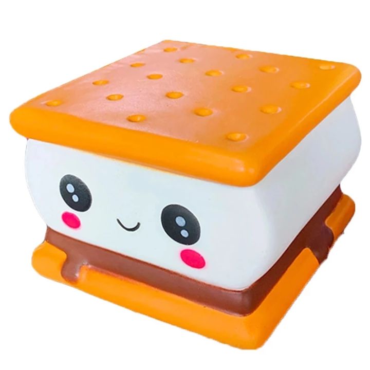 NEW%20Cartoon%20Chocolate%20Biscuit%20Series%20PU%20Squishies%20Slow%20Rising%20Cream%20Scented%20Fidget%20Anti-Stress%20Kids%20Toy%20Children's%20Gift%20-%20Image%202