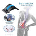 Back Massage Magic Stretcher Fitness Equipment Multi-Level Back Craacker Lower Back Pain Relief Device, Lumbar Support Spine Board for Herniated Disc, Sciatica, Scoliosis, Lower and Upper Back Muscle Pain Relief NOTE random color will be delivered. 