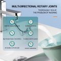 Swivel Robotic Arm Faucet Extension, 1080° Rotatable Faucet Head, Universal Splash Filter Faucet Mechanical Arm, Big Angle Tap Water Nozzle Extender with 2 Outlet Modes for Face Washing and Kitchen Usage. 