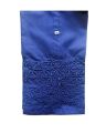 Fashion Cotton Trousers for Women and girls Blue Colored Embroidered Medium Size Cotton Trousers Bottom Embroidery Fashion Cotton Trousers for Women and Girls. 
