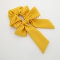 bow silk scrunchies for girls/ soft ponytail-pack of 1. 