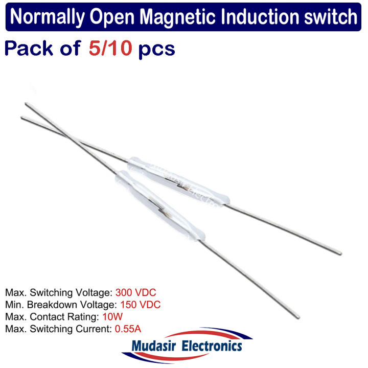 Normally Open Magnetic Induction switch, NO Reed switch, 2*14mm Magnetic Switch For Arduino
