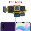 Front and Rear Back Camera For Samsung Galaxy A30s A307 Main Facing Camera Module Flex Cable Replacement Spare Parts. 
