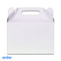 Pack of 10 WHITE COLOR GOODIE BOXES l BIRTHDAY PARTY SUPPLIES. 