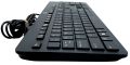 HP Slim Full Sized Fancy Smart USB Wired Black Keyboard Best for Gaming and Office Use. 