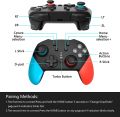 Newest Version] Wireless Pro Controllers for Nintendo Switch, Professional Controller Remote Gamepad Joystick for Switch Controller with Turbo Function, Double Vibration, and 6 Axis-Gyro, It can also be wired to a PC (Support Windows XP/ 7/8/10/11). 