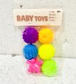 Baby Toys Ball 6PCS Chu Chu Cute Baby Bath Toys Wash Play Soft Rubber toy for kids. 