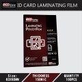Lamination sheet ID card Size  (Pack of 100sheets). 