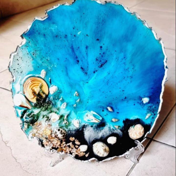 Resin Art Sea Effect