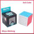 5by5- MOYu Rubiks Cube 5x5- Stickerless Magic Speed Cube 5x5x5 Puzzle Toys , The Most Educational Toy to Effectively Improve Your Child's Concentration,. 