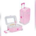 Suitcase Trolley Music Box Rotating Ballet Girl Creative Jewelry Box To Send Girlfriend Gift Children's Toy Gift Box. 